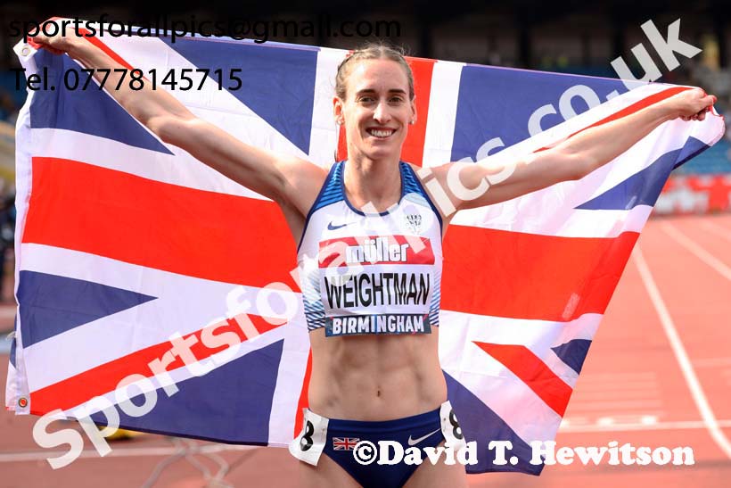 Womens 1500 metres, Muller British Championships, Alexander Stadium, Birmingham. Photo: David T. Hewitson/Sports for All Pics